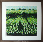 Giclée,Marcel Straver,Avondwandeling,passe-partout&inlijsten